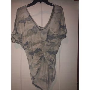 Army Print T Shirt